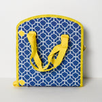 Blue + Yellow Embroidery Floss Travel Case