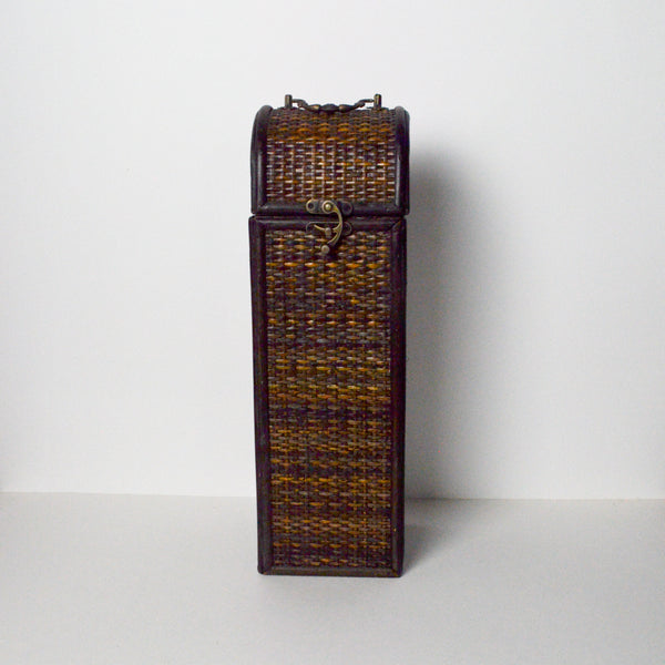 Woven Wine Carrier box with Handle