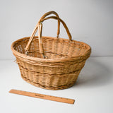 Basket with Hinged Handles