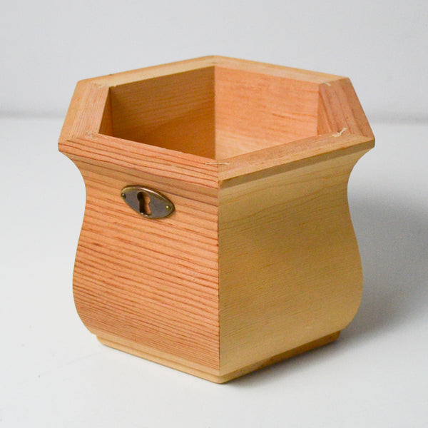 Hexagonal Wooden Container