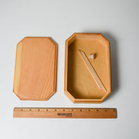 Wooden Box with Lid + Unfinished Attachments