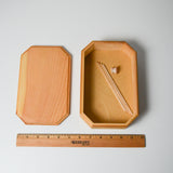 Wooden Box with Lid + Unfinished Attachments