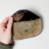 Small Beaded Leather Pouch