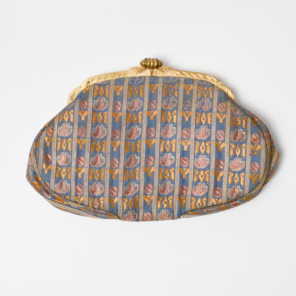 Jacquard Woven Vintage Clutch