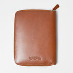 Galen Leather Co. Brown Pen + Notebook Case