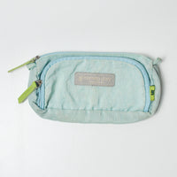 Light Blue Zipper Pouch