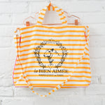La Bien Aimee Aimee's Striped Bag