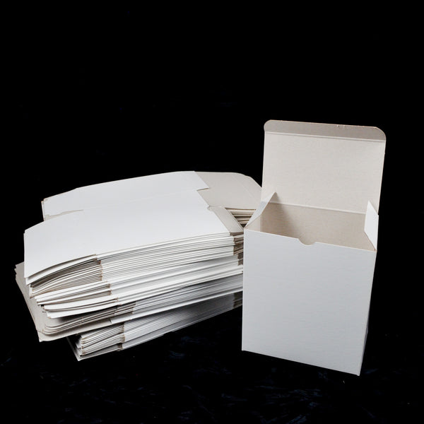 White Paper Boxes - Set of 70+