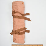 Brown + Beige-Pink Roll-Up Knitting Needle Case