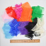 Small Rainbow Organza Drawstring Bag Bundle