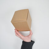 Brown 4" Square Kraft Boxes - Set of 20