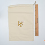 Canvas Drawstring Bag with Logo