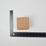 Brown 2 7/8" Square Kraft Boxes - Set of 20