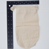 Cotton Muslin Drawstring Bags - Set of 19