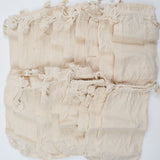 Cotton Muslin Drawstring Bags - Set of 19