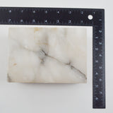 Alabaster Marble Box with Gold Hardware