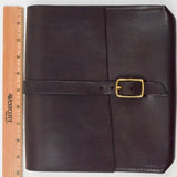 Rilleau Leather Dark Brown Buckle Bag