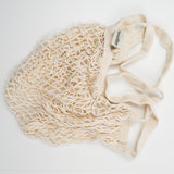 Beige Net Tote Bag