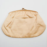 Light Peach Satin Handbag/Clutch