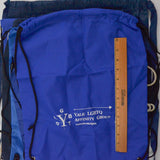 Blue Branded Drawstring Backpack Bundle
