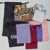 Small Colorful Drawstring Bag Bundle