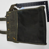 Dark Green Della Q Maker's Tall Mesh Tote