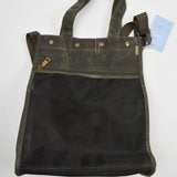 Dark Green Della Q Maker's Tall Mesh Tote