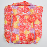 Red, Orange + Purple Floral Sachi Insulated Shopping Bag with Zipper