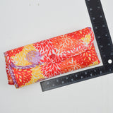 Red, Orange + Purple Floral Sachi Insulated Shopping Bag with Zipper