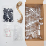 Plastic Mini Liquor Bottles, Tags + Twine