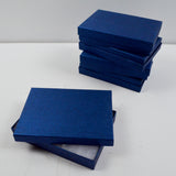Dark Blue Shimmery Jewelry/Gift Boxes - Set of 10