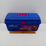 Blue Plastic Sly Boxes Lock-It Box Toolbox