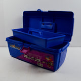 Blue Plastic Sly Boxes Lock-It Box Toolbox