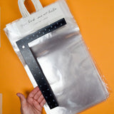Clear Plastic Gift Bags - Set of 20