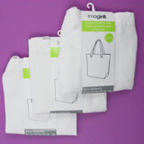 Imagine8 Reusable Polyester Totes - Set of 3