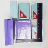 Purple + Teal Paper Jewelry Boxes