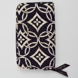 Black + White Vera Bradley Zipper Wallet Pouch