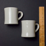 Off-White Diner Mugs - Set of 2 Default Title