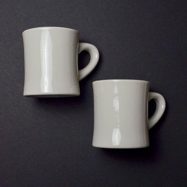 Off-White Diner Mugs - Set of 2 Default Title