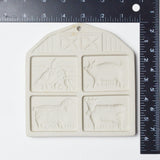 The Pampered Chef Farmyard Friends Ceramic Mold