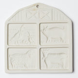 The Pampered Chef Farmyard Friends Ceramic Mold