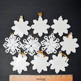 Snowflake Ornaments - Set of 10