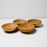 Shallow Wooden Bowls - Set of 4