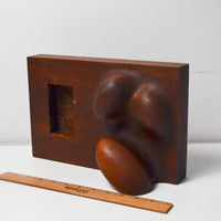 Carved Wooden Jewelry Display Block