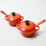 Le Creuset Condiment Pots with Spoons - Set of 2
