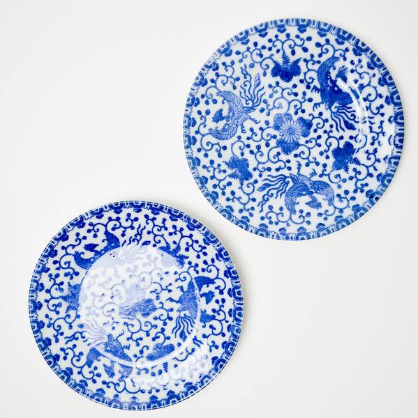Blue + White Dishes - Set of 2