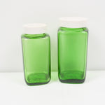 Green Duraglas Bottles - Set of 2