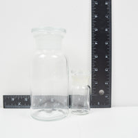 Glass Vials with Stoppers - Set of 4