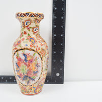 Painted + Textured Floral Vase
