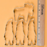 Gnome + Moose Cookie Cutters